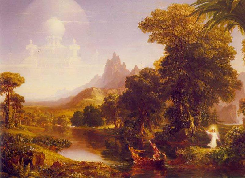 Thomas Cole The Voyage of Life: Youth Germany oil painting art